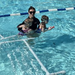 Shipman Swim School - Happy girls learning to swim!