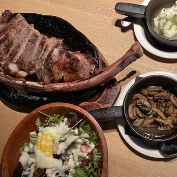 Aloha Steak House - Tomahawk, mash, mush, salad - Steakhouses Near Me - Honolulu, Hawaii