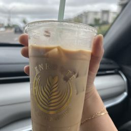 Medium iced latte