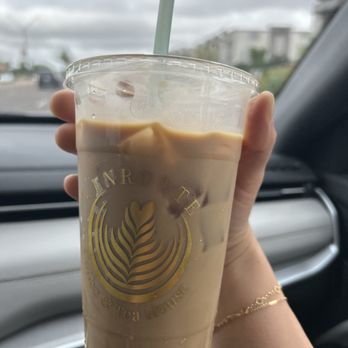 Enroute Coffee and Tea House - Medium iced latte - Coffee & Tea Near Me - Goodyear, Arizona