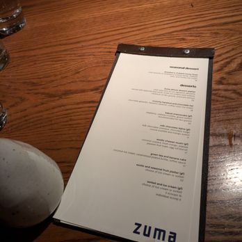 Zuma - Menu - Japanese Near Me - Las Vegas, Nevada