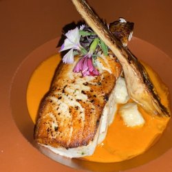 Lemonía - Valentines Pan Roasted Halibut