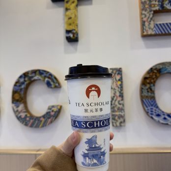 Tea Scholar - Peach Oolong - Bubble Tea Near Me - Flushing, New York