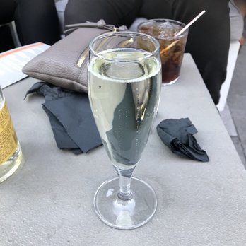 Allora Alto - $18 peach prosecco "cocktail" - Cocktail Bars Near Me - New York, New York Allora Alto - $18 peach prosecco "cocktail" - Cocktail Bars Near Me - New York, New York