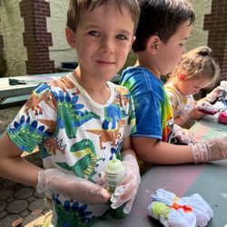 Thornton Donovan School - Tie-dye shirts are super popular at T-D Summer Camp!