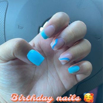 Elly Nails Spa - Gel extension with design. - Nail Salons Near Me - Tacoma, Washington