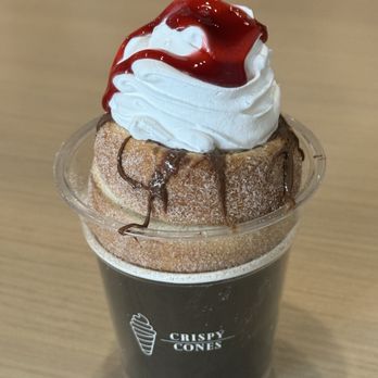 Crispy Cones - Fruit filled cone with Nutella and whipped cream - Ice Cream & Frozen Yogurt Near Me - Palm Beach Gardens, Florida Crispy Cones - Fruit filled cone with Nutella and whipped cream - Ice Cream & Frozen Yogurt Near Me - Palm Beach Gardens, Florida