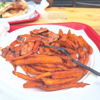 Chirping Chicken - This is supposed to be chicken thighs I don't know what it is. - American Near Me - New York, New York