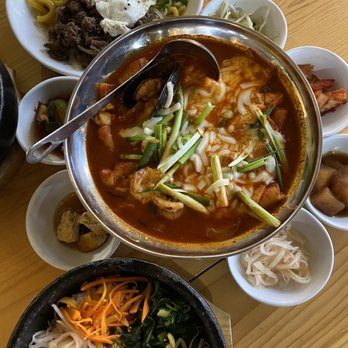 Korea House - Bulgogi Curry Udon, Dol Sot Bibimbap, seafood spicy rice cakes - Korean Near Me - Austin, Texas Korea House - Bulgogi Curry Udon, Dol Sot Bibimbap, seafood spicy rice cakes - Korean Near Me - Austin, Texas