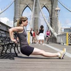 Brooklyn Bridge Boot Camp - Triceps dips