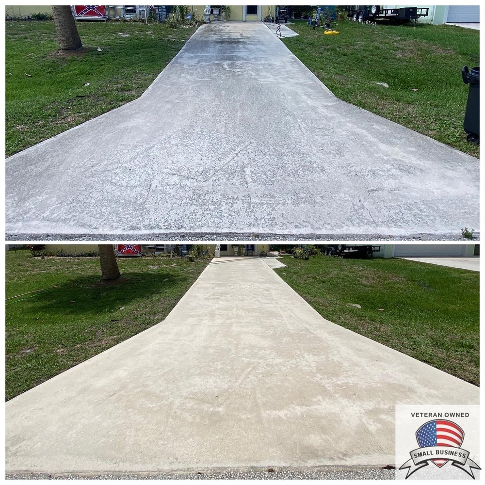 Slide of Veterans Pressure & Soft Washing