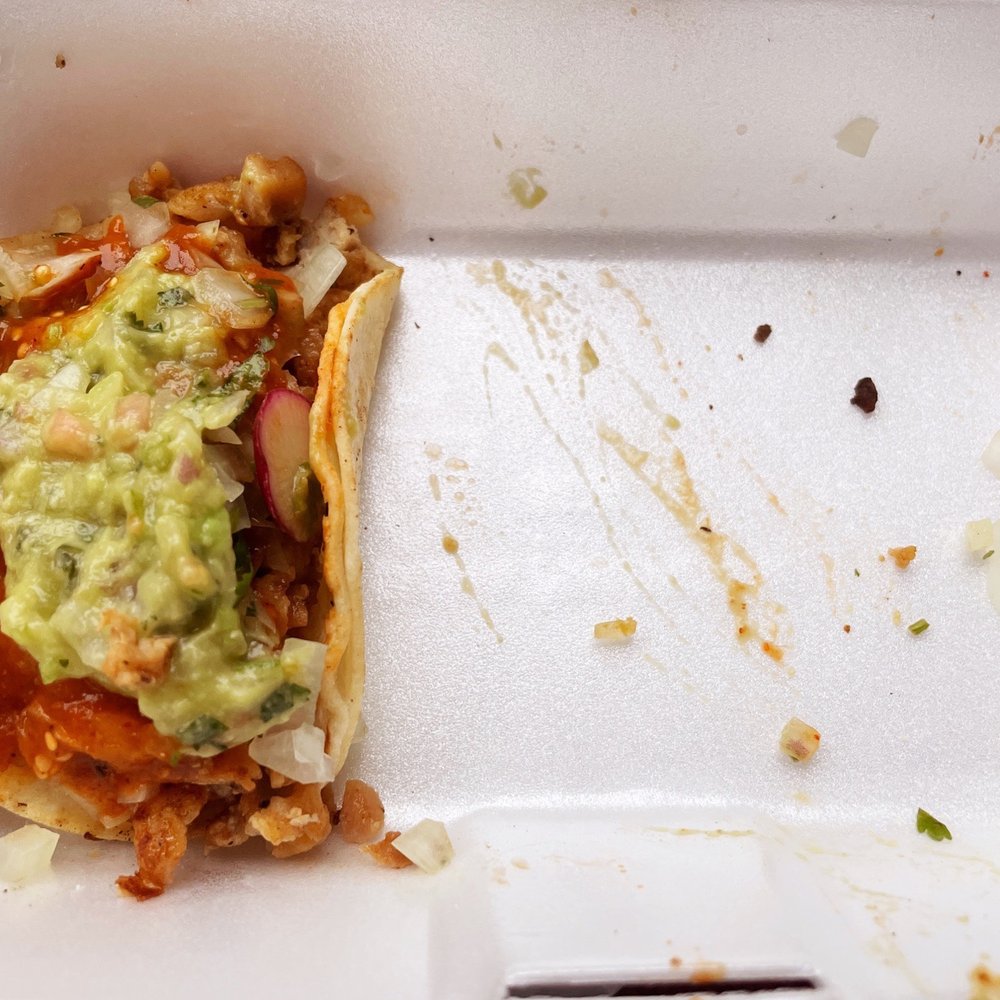 Lonely chicken taco! Lonely chicken taco!