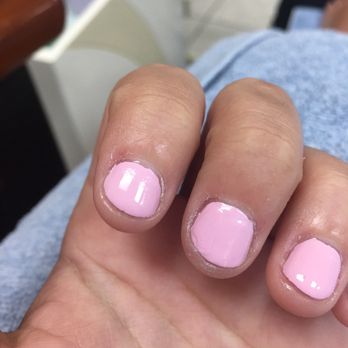 Lv Nails Spa - Would you be happy with this manicure??? - Massage Near Me - Houston, Texas