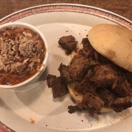 One Full Pound Beef Brisket Burnt End Plate