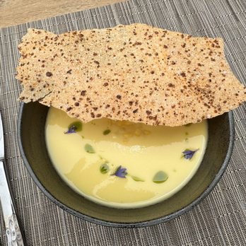 Greenwood Restaurant - Chilled Corn Soup - New American Near Me - Elk, California
