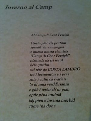 Menu photo 7 Camp di Cent Pertich Carate Brianza, MB