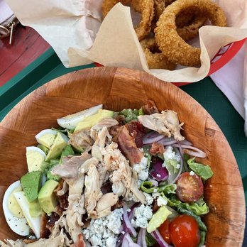 Lou's - Cobb salad & onion rings - New American Near Me - Austin, Texas Lou's - Cobb salad & onion rings - New American Near Me - Austin, Texas
