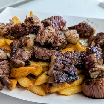 Stack'd - Ribeye Steak Bites over seasoned fries - Mexican Near Me - Castle Rock, Colorado Stack'd - Ribeye Steak Bites over seasoned fries - Mexican Near Me - Castle Rock, Colorado
