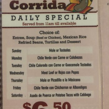 Martita’s Lunch Box - Weekly Lunch Menu and Price as of Jan 2020 - Mexican Near Me - El Paso, Texas Martita’s Lunch Box - Weekly Lunch Menu and Price as of Jan 2020 - Mexican Near Me - El Paso, Texas