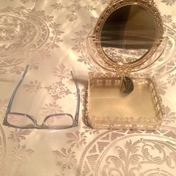 Bath & Body Works - My reading glasses are almost bigger than the vanity tray.