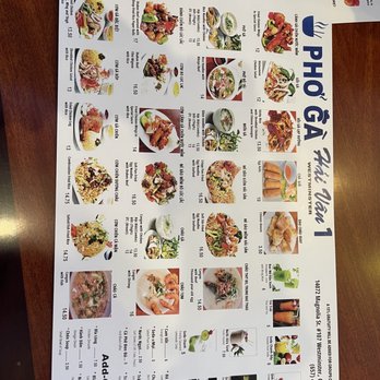 Pho Ga Hai Van - Menu - Vietnamese Near Me - Westminster, California