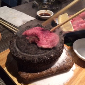 Leichi - Beef Tongue on Hot Stone - Japanese Near Me - Santa Clara, California