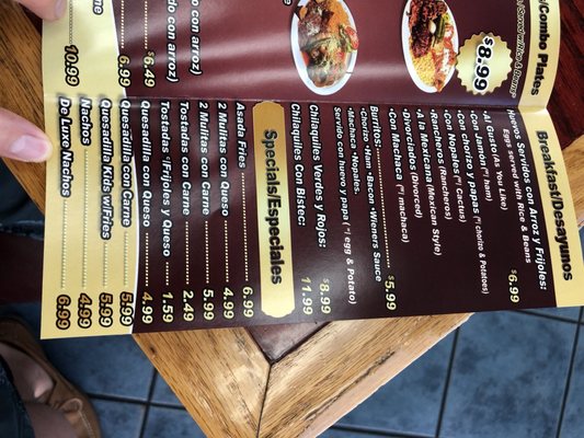 Menu photo 1 Taqueria Del Valle Moreno Valley, CA Menu photo 1 Taqueria Del Valle Moreno Valley, CA