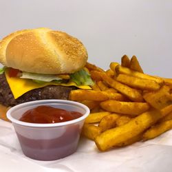 Cafe De Jeanola - Bronto Burger and Season Fries