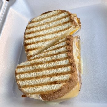 Coffeeholics - Three Cheese Grilled Panini $6.99 sooo not worth it, sad little sandwich. They forgot the chips and pickle and it was tiny! - Coffee & Tea Near Me - Blacksburg, Virginia