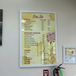 Golden Nails & Spa - Price list as of april 2026