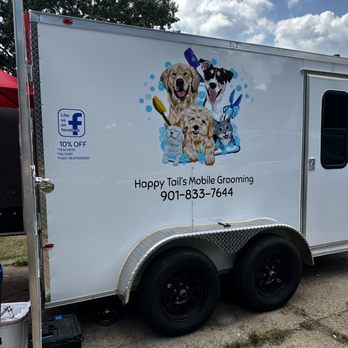 Happy Tail’s mobile Grooming - Our fully equipped trailer - Pet Groomers Near Me - Holly springs , Mississippi Happy Tail’s mobile Grooming - Our fully equipped trailer - Pet Groomers Near Me - Holly springs , Mississippi