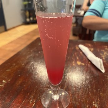 La Creperie Cafe - dragonfruit mimosa - French Near Me - Monrovia, California La Creperie Cafe - dragonfruit mimosa - French Near Me - Monrovia, California