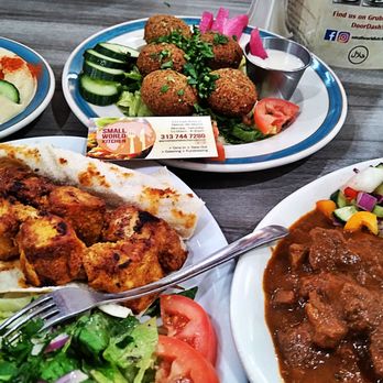 Small World Kitchen - Chicken Tawook n Lamb Curry Falafel too - Cafes Near Me - Detroit, Michigan Small World Kitchen - Chicken Tawook n Lamb Curry Falafel too - Cafes Near Me - Detroit, Michigan