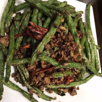 Shanghai Restaurant - Sauteed String Beans with Pork - Dim Sum Near Me - Fort Lee, New Jersey