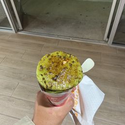 Matcha creme brulee