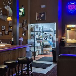Newt’s - Apple Valley - Clutter by kitchen. Ever hear of a door?