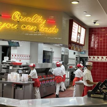 In-N-Out Burger - ows workers in a restaurant - Burgers Near Me - Corona, California