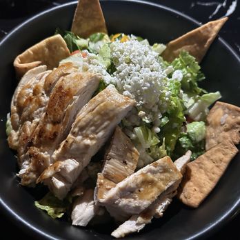 Benny and Mary's - Chopped Mediterranean Salad (added grilled chicken) - New American Near Me - Irvine, California