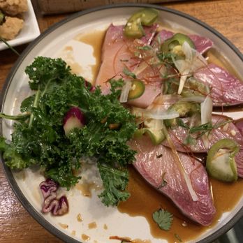 Deck. - Hamachi Carpaccio - Hawaiian Near Me - Honolulu, Hawaii