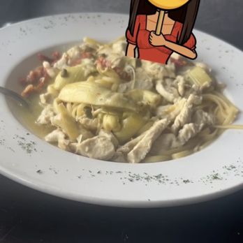 Amici Italian Eatery - This is "chicken picatta"....that is absolutely not chicken picatta. Idk what this is. - Italian Near Me - Graham, Washington