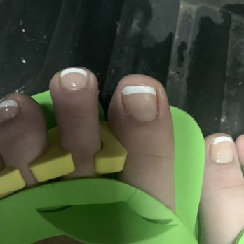 The ONE Nails&Spa - Crooked nail polish rushed pedicure and she burned my feet with water and towel! Terrible establishment - Waxing Near Me - Mount Holly, New Jersey The ONE Nails&Spa - Crooked nail polish rushed pedicure and she burned my feet with water and towel! Terrible establishment - Waxing Near Me - Mount Holly, New Jersey