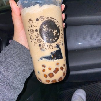 Tea Maru - okinawa slush with herb jelly and boba - Bubble Tea Near Me - San Gabriel, California Tea Maru - okinawa slush with herb jelly and boba - Bubble Tea Near Me - San Gabriel, California