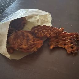 Sweet potato waffle fries Sweet potato waffle fries