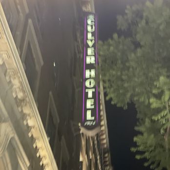 The Culver Hotel Bar & Restaurant - Sign at night - Hotels Near Me - Culver City, California The Culver Hotel Bar & Restaurant - Sign at night - Hotels Near Me - Culver City, California