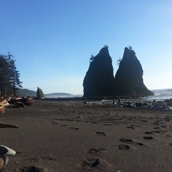 Rialto Beach - view looking south from close to HITW - Hiking Near Me Rialto Beach - view looking south from close to HITW - Hiking Near Me