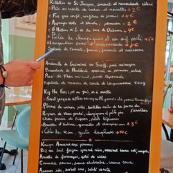 L'andouille - Their regular menu.