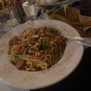 Bourbon Street - Pasta Jambalaya and the Salmon. - Cajun/Creole Near Me - Bayside, New York