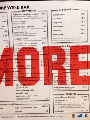 Menu photo 4 Ramore Wine Bar Portrush, CLR