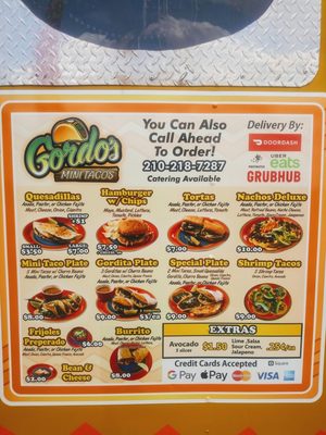 Menu photo 3 Gordos Mini Tacos & Snacks San Antonio, TX