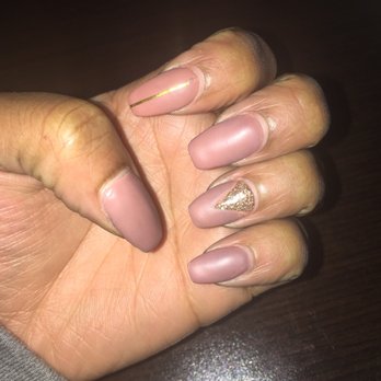 Pure Nail Salon - Matte nails with glitter - Nail Salons Near Me - Brooklyn, New York Pure Nail Salon - Matte nails with glitter - Nail Salons Near Me - Brooklyn, New York